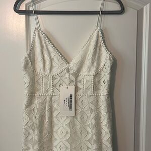 White bachelorette dress